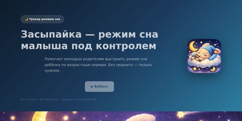 Засыпайка — сайт для сна детей